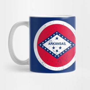 Retro Arkansas State Flag // Vintage Arkansas Grunge Emblem Mug